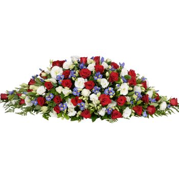 Red, White and Blue Premium Flowers