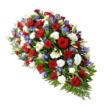Red, White and Blue Premium Flowers