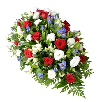 Red, White and Blue Standard Flowers