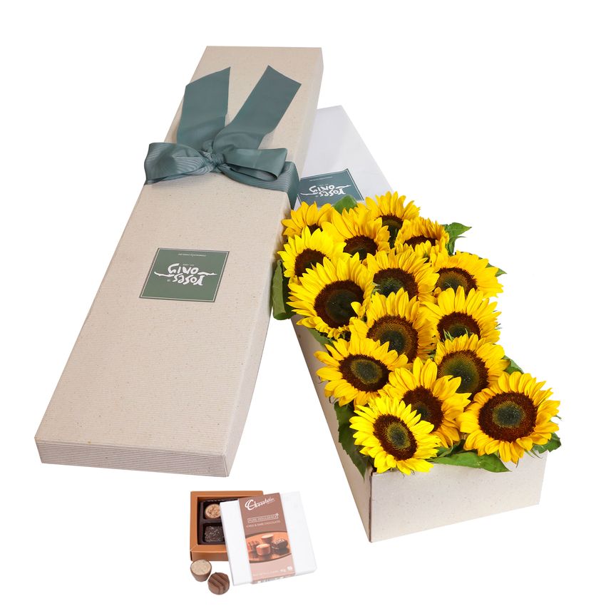 15 Sunflowers Gift Box
